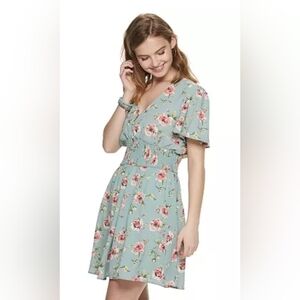 5/$25 Lilly Rose Floral Print Dress